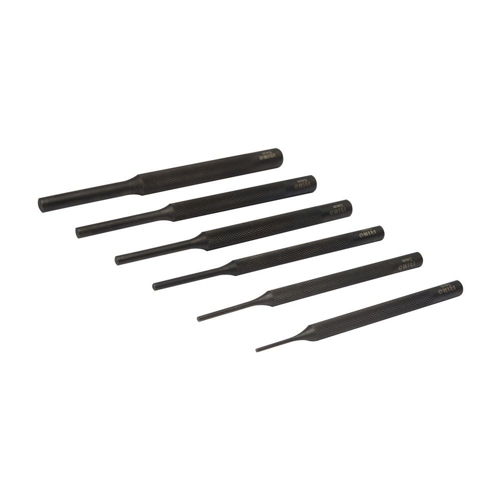 BOTADORES CILÍNDRICOS (2,3,4,5,6,8 mm), LARGOS, JUEGO DE 6 PIEZAS