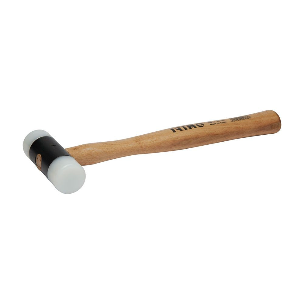 MARTILLO DE NYLON CON MANGO DE MADERA, Ø55 mm