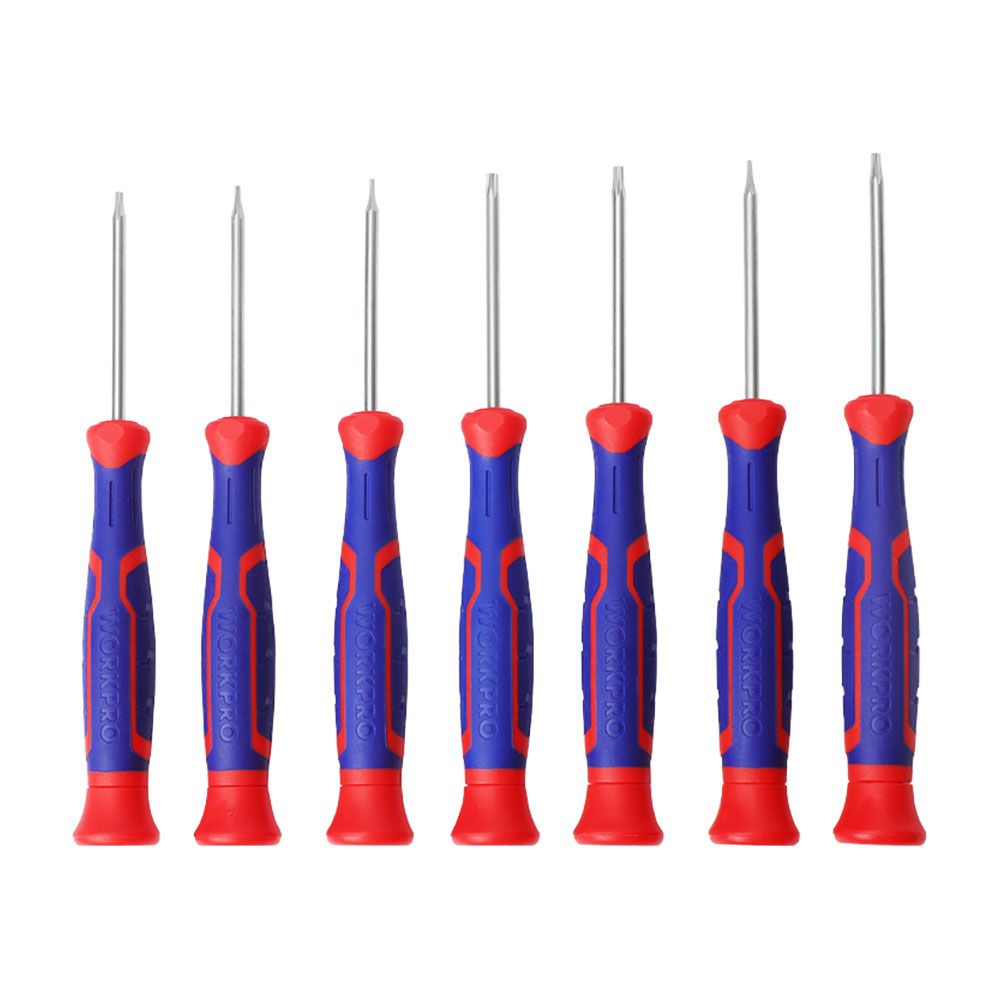 DESTORNILLADORES DE PRECISIÓN TORX,  7 PIEZAS