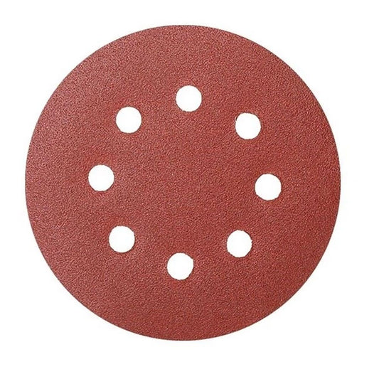 DISCO ADHESIVO DE LIJA Ø125 mm, JUEGO 5 uds