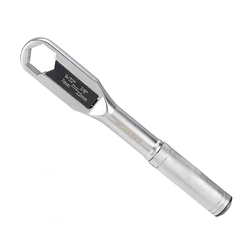 LLAVE AJUSTABLE UNIVERSAL, MÉTRICA Y SAE; 7 - 22 mm