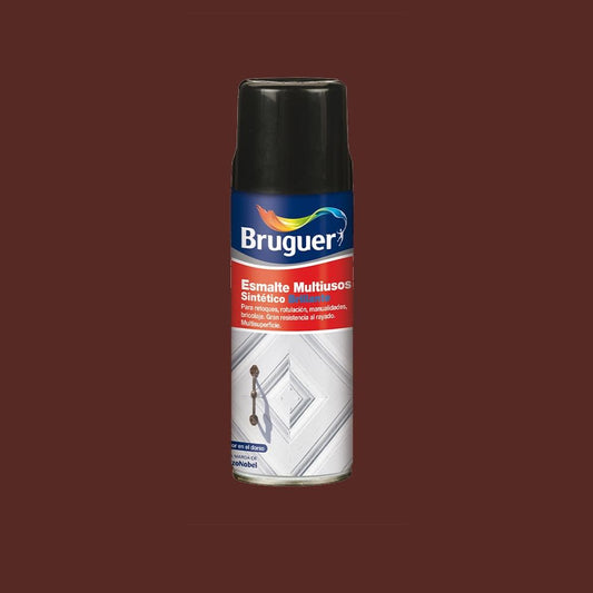 ESMALTE SINTÉTICO MULTIUSO SPRAY PARDO BRILLANTE 400 ml