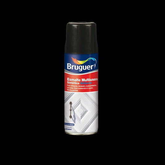 ESMALTE SINTÉTICO MULTIUSO SPRAY NEGRO MATE 400 ml