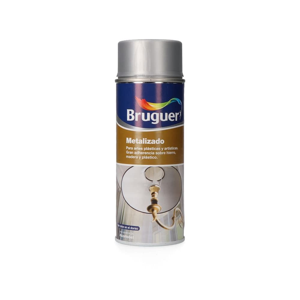 ESMALTE SPRAY PLATA METALIZADO 400 ml