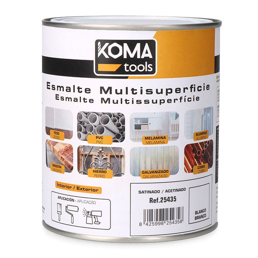 ESMALTE MULTISUPERFICIES BLANCO SATINADO 750 ml