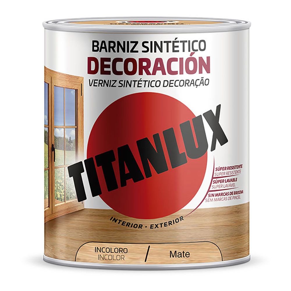 BARNIZ SINTÉTICO DECORACIÓN INCOLORO MATE 750 ml