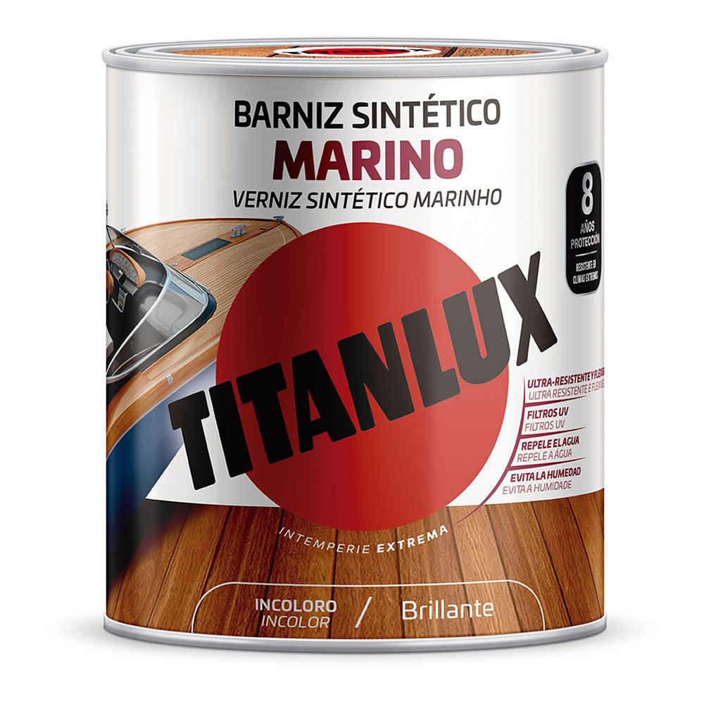BARNIZ SINTÉTICO MARINO INCOLORO BRILLANTE 4 L
