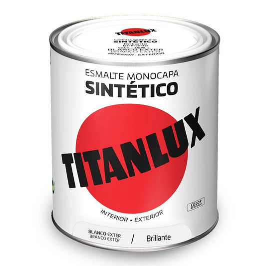 ESMALTE SINTÉTICO MONOCAPA BLANCO EXTERIOR BRILLANTE 750 ml