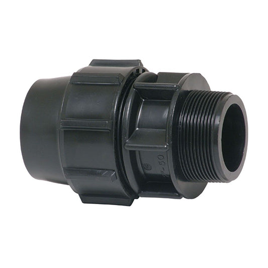 ENLACE MIXTO ROSCA MACHO POLIPROPILENO 32 mm x 1"