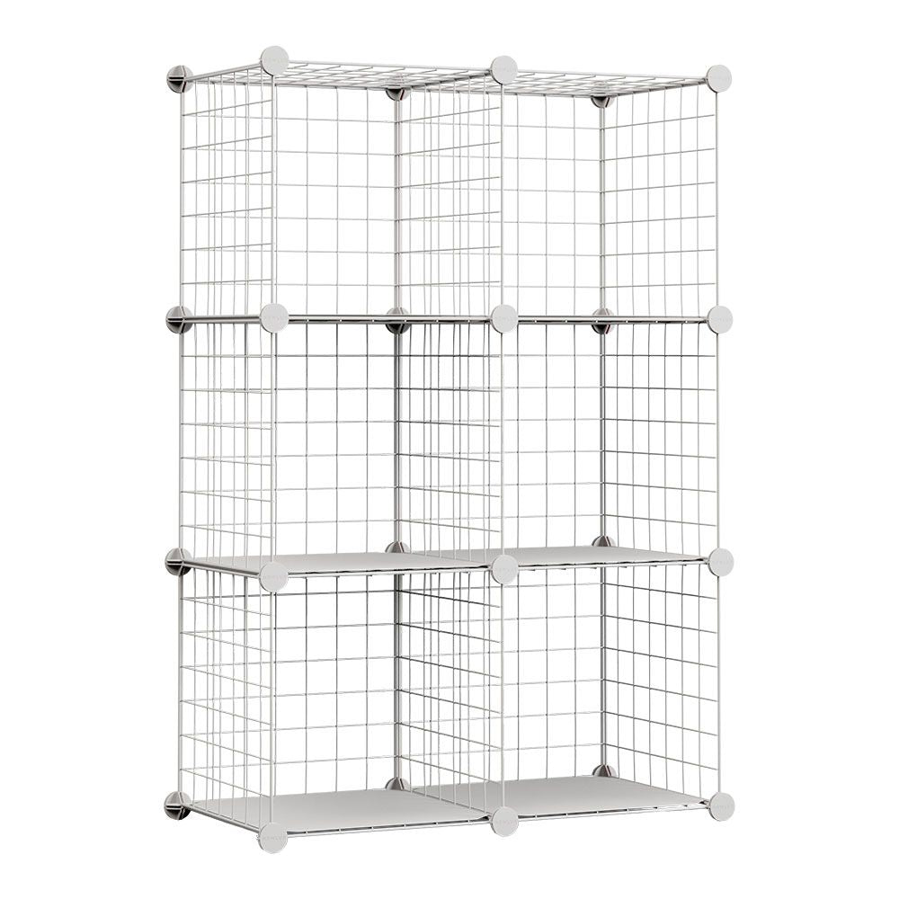 ESTANTERÍA MODULAR METÁLICA TITAN C6 BLANCO
