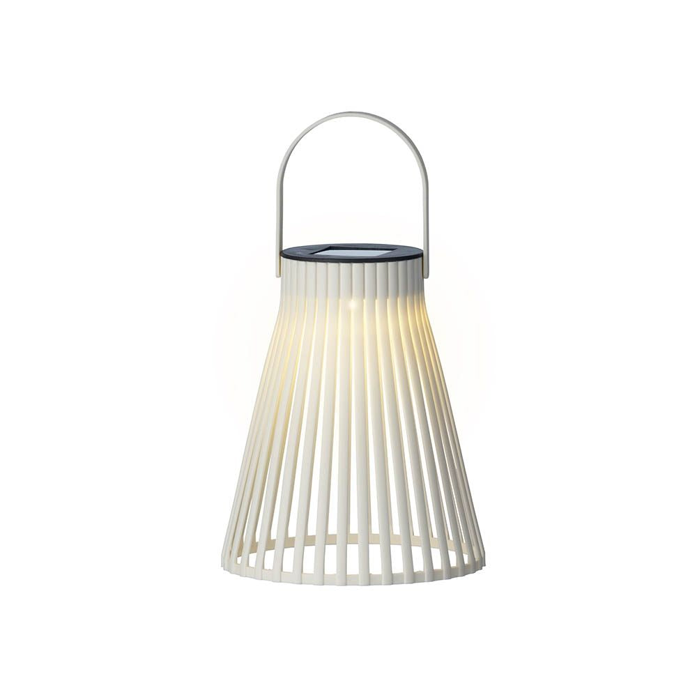 FAROL SOLAR DE PLÁSTICO BLANCO