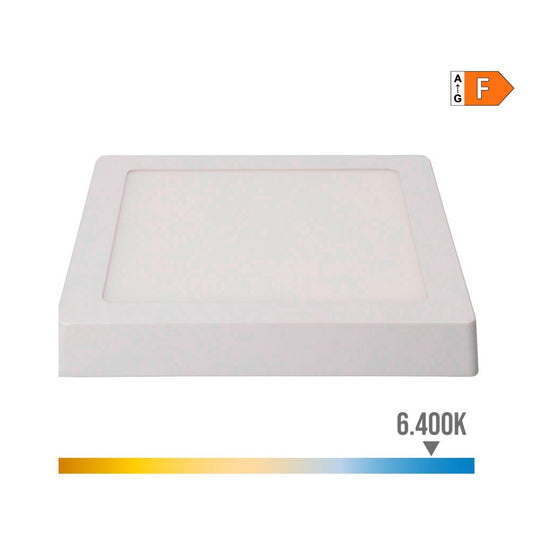 DOWNLIGHT LED SUPERFICIE CUADRADO BLANCO 20 W 1500 lm 6400 K LUZ FRIA  22 x 22 x 3,5 cm
