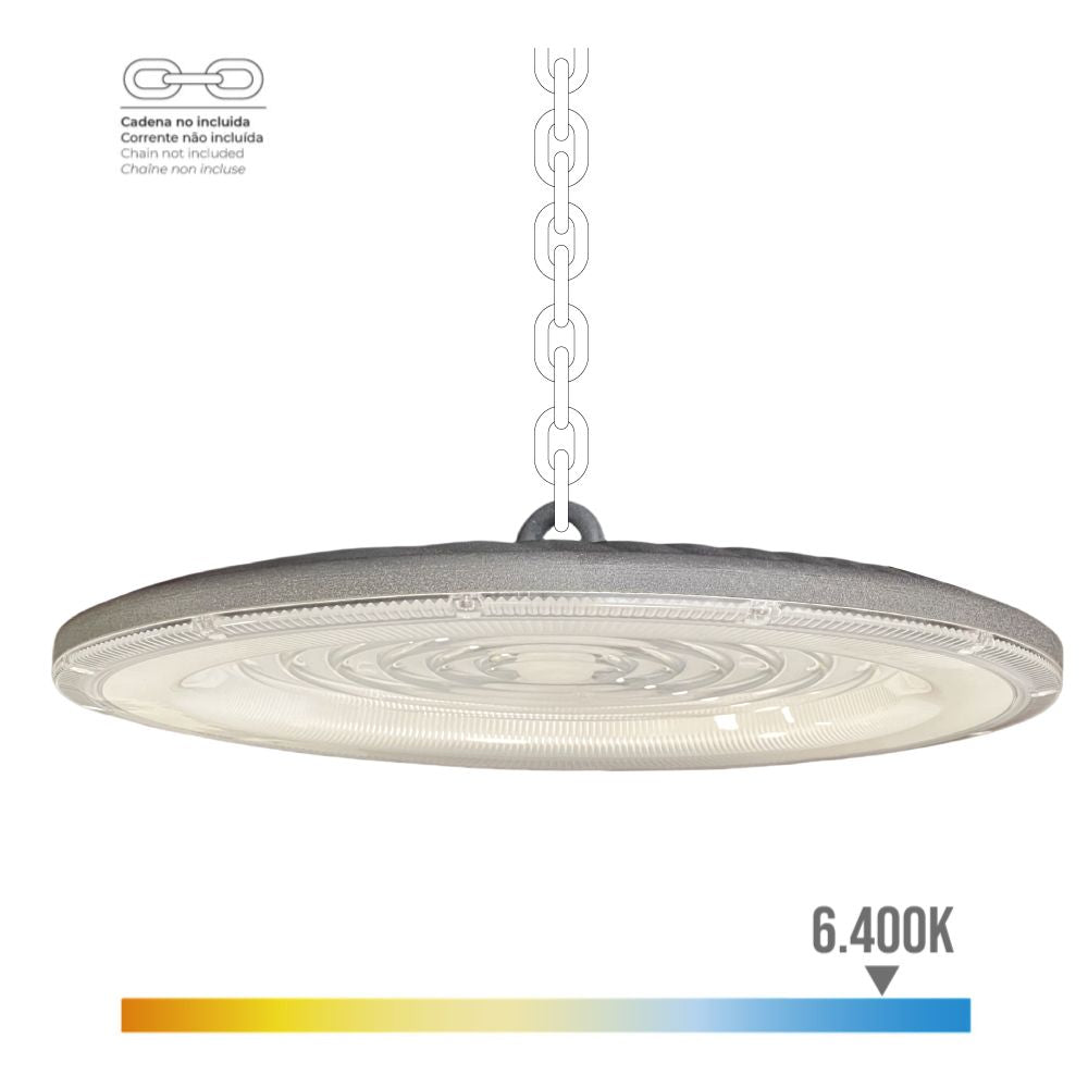 CAMPANA LED 200 W 6400 K 20.000 lm  Ø33 x 4,5 cm