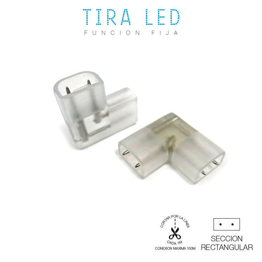 EMPALME 90° PARA TIRA DE LED EDM