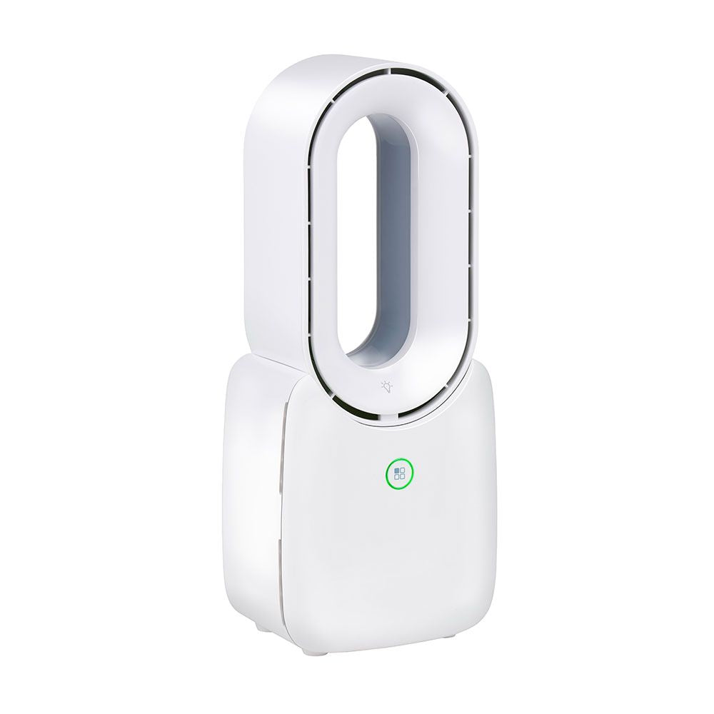 VENTILADOR DE MESA SIN ASPAS, RECARGABLE USB, 3 VELOCIDADES 12,4 x 9 x 30 cm