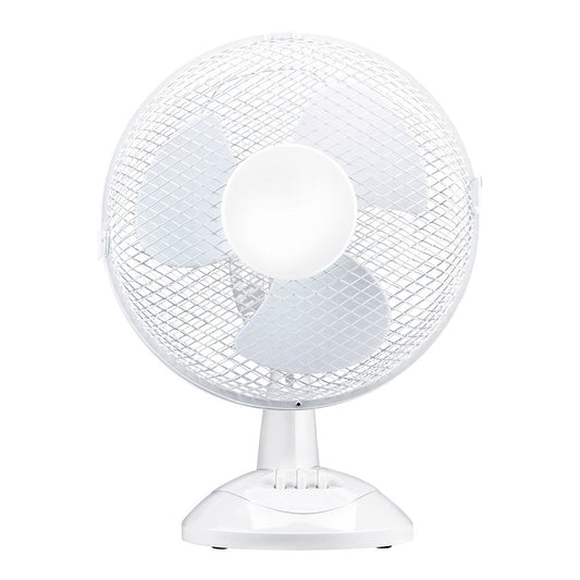 VENTILADOR SOBREMESA 22 W, Ø23 cm, BLANCO, 270 x 210 x 352 mm