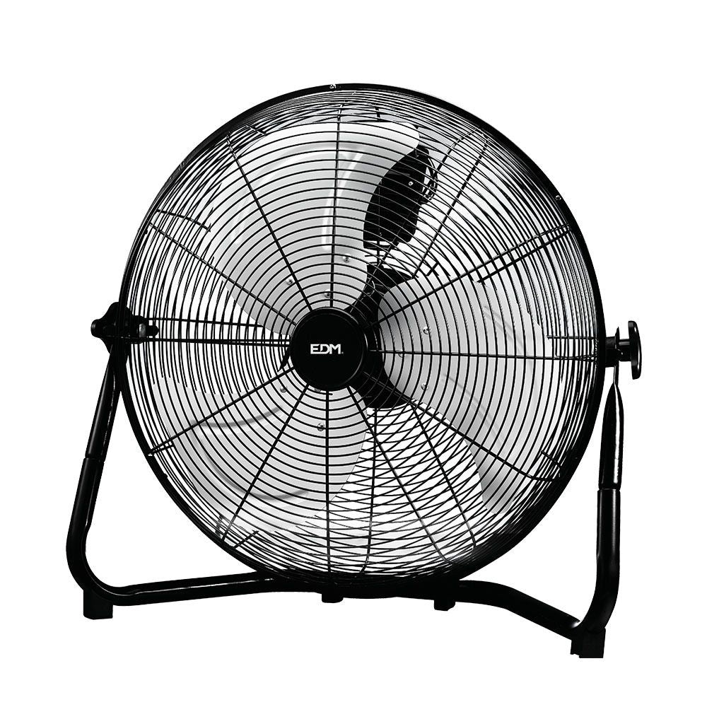 VENTILADOR INDUSTRIAL DE SUELO. COLOR NEGRO 120W; 64,9 dB; ASPAS Ø50 x 58 cm