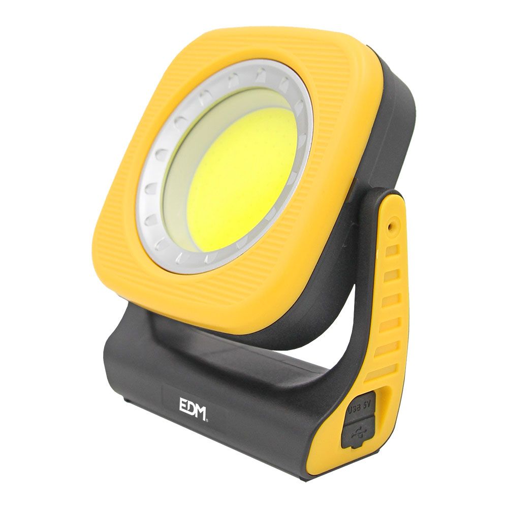 FOCO DE TRABAJO LED RECARGABLE 1000 lm 10 W
