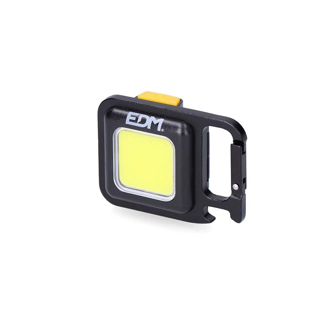 LINTERNA LLAVERO MULTIFUNCIONAL COB 6 W, MEDIDA 45 x 21,5 x 62 mm