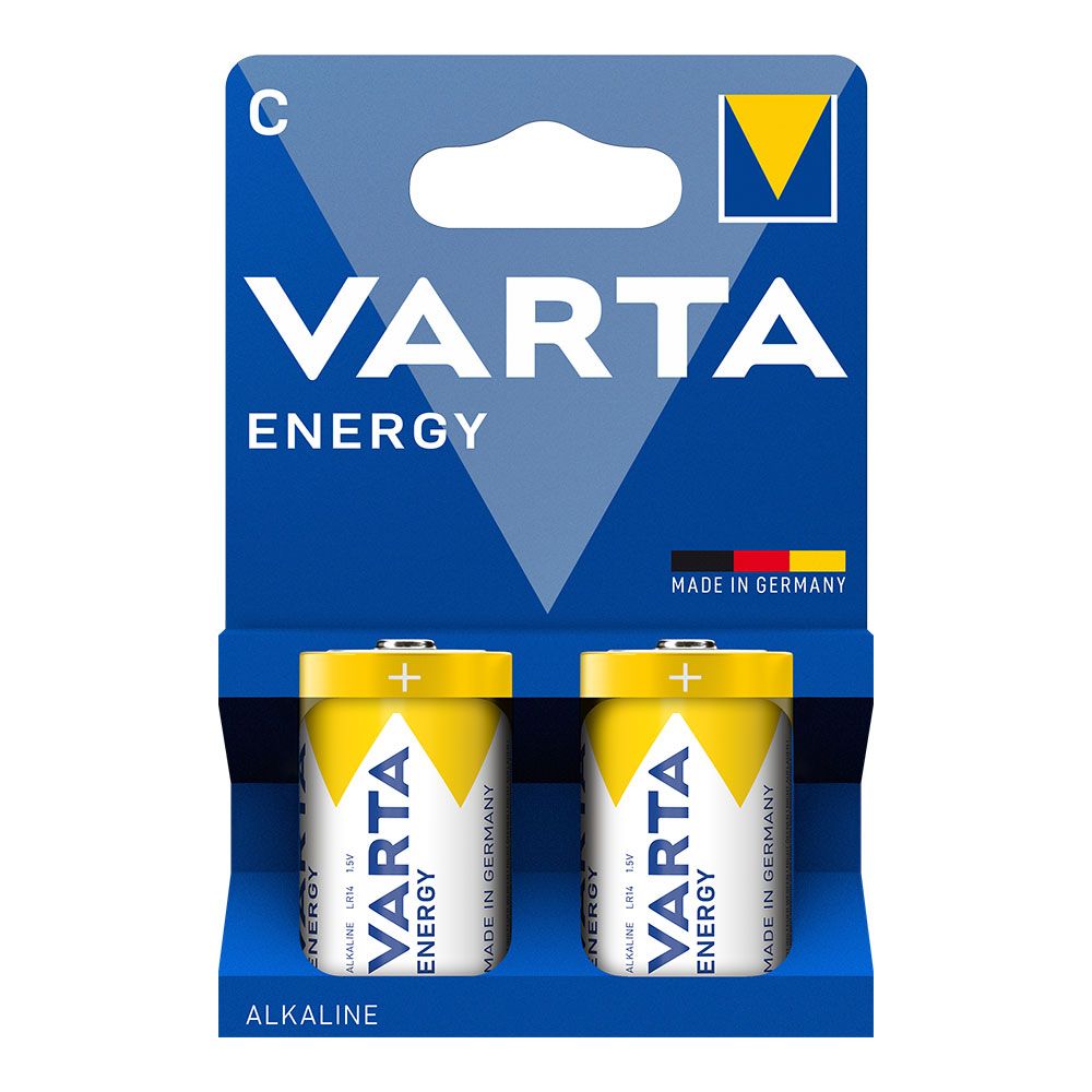 PILA ALKALINA ENERGY C- LR14 (BLISTER 2 uds) Ø26,2 x 50 mm