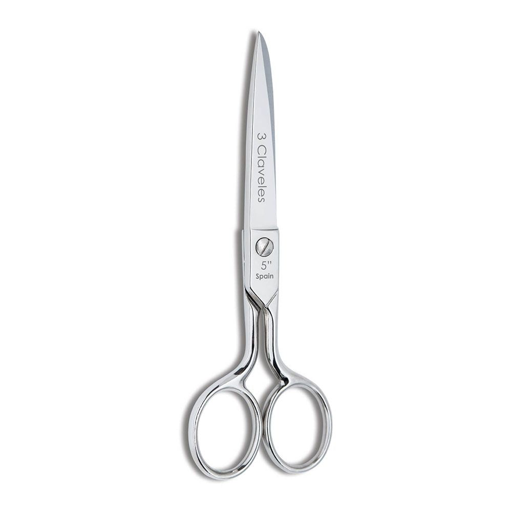 TIJERA COSTURA CASTELLANA 5" B 3 CLAVELES