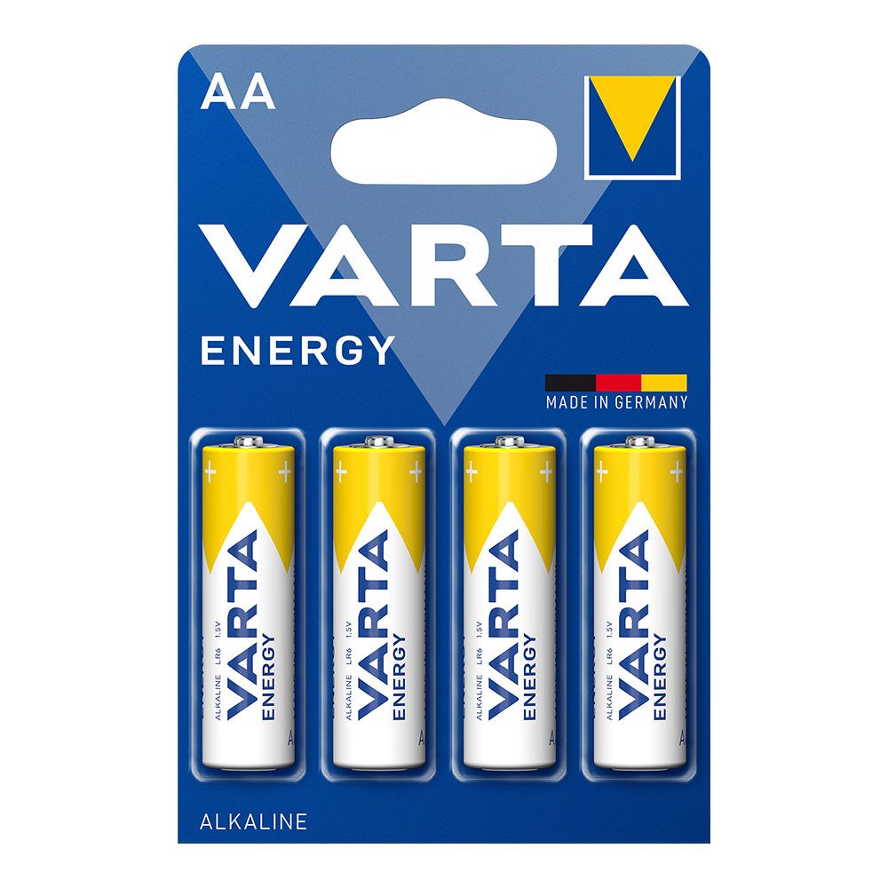 PILA ALKALINA ENERGY AA - LR06 (BLISTER 4 unid.) Ø14,5 x 50,5 mm