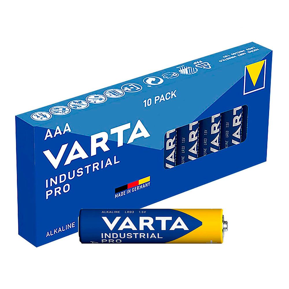 PILA VARTA INDUSTRIAL PRO AAA -  LR03 CAJA 10 uds Ø10,5x44,5mm