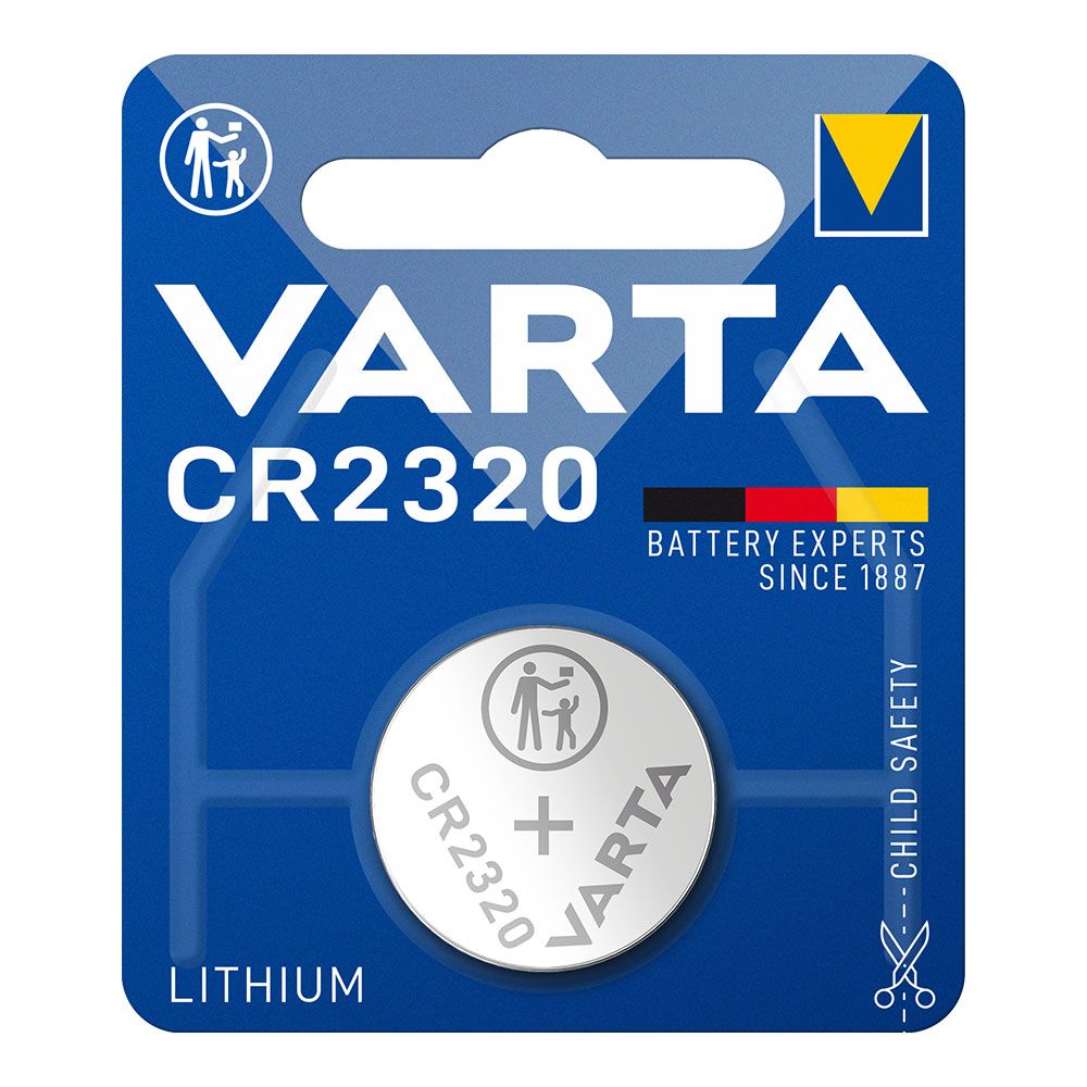 MICRO PILA DE BOTÓN LITIO CR2320 3 V Ø23,0 x 2,0 mm BLISTER
