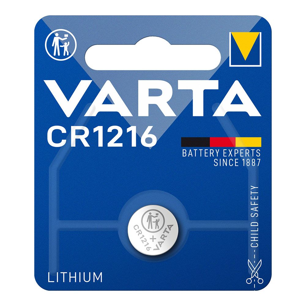MICRO PILA DE BOTÓN LITIO CR1216 3 V Ø12,5 x 1,6 mm BLISTER