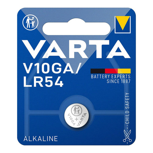 MICRO PILA DE BOTÓN ALCALINA LR54 - V10GA 1,5 V Ø11,6 x 3,0 mm BLISTER
