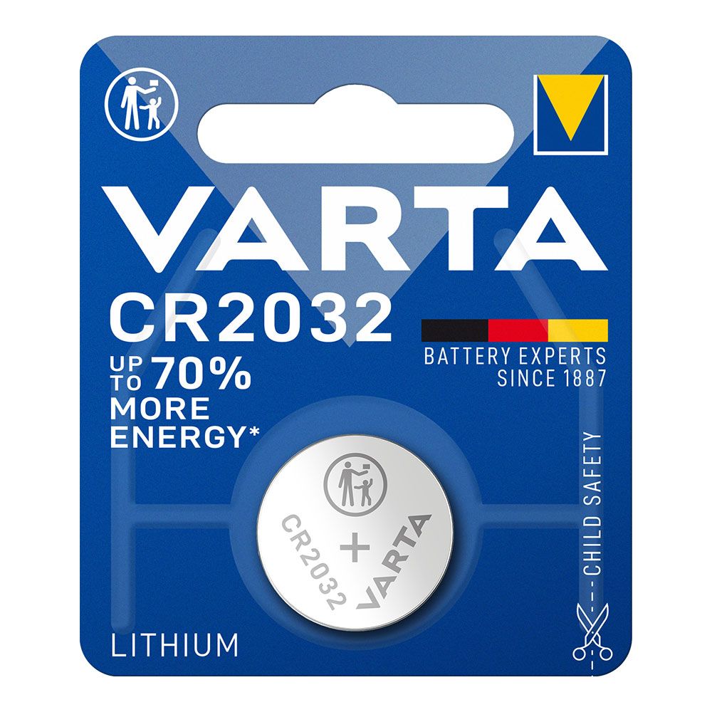 MICRO PILA DE BOTÓN LITIO CR2032 3 V Ø20,0 x 3,2 mm BLISTER