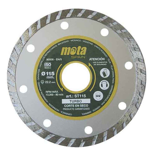 DISCO DIAMANTADO TURBO Ø115 mm