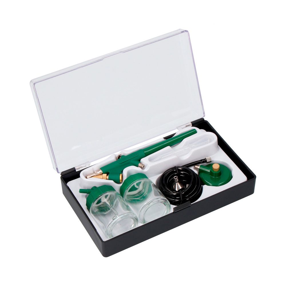 AEROGRAFO TIPO LAPIZ CON ACCESORIOS PAK