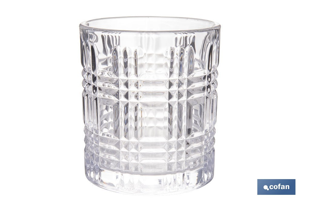 PACK DE 6 UDS VASO CON RELIEVE 27,5 CL