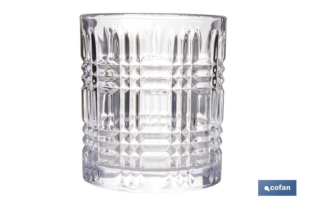 PACK DE 6 UDS VASO CON RELIEVE 27,5 CL