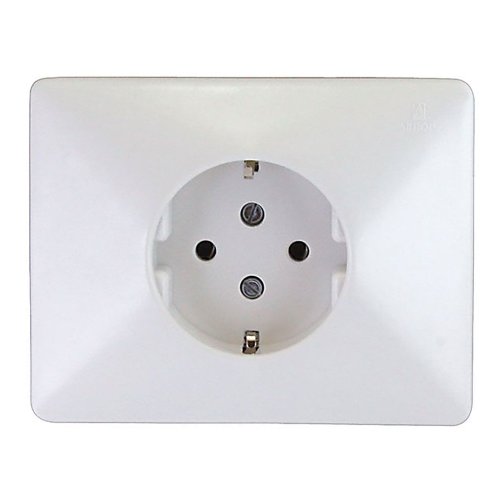 BASE ENCHUFE 2P+TT SCHUKO 25A 380 V~ BLANCO