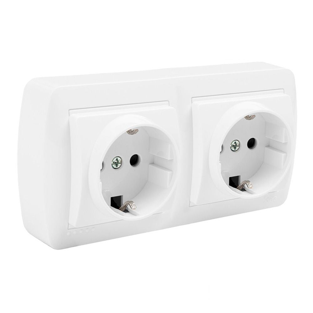 BASE DOBLE BIPOLAR CON T/TL SUPERFICIE MURAL 148 x 72 x 42 mm