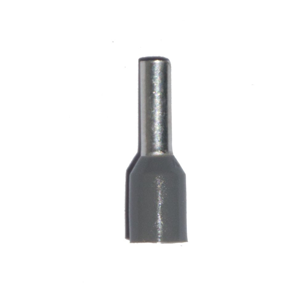 PUNTERA AISLADA 02,50 mm², GRIS, 100 uds