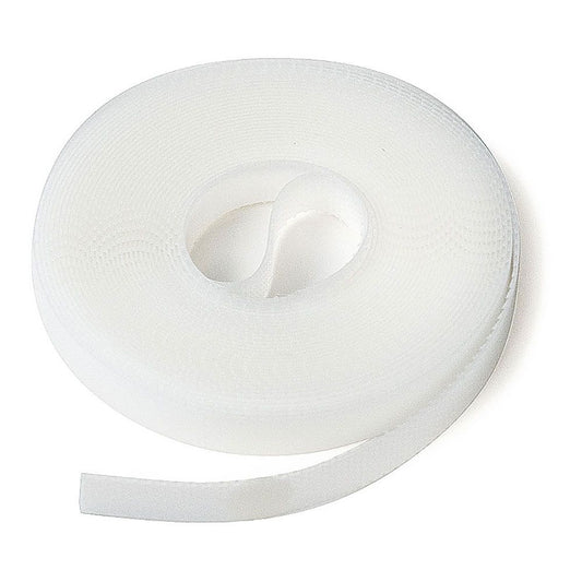 CINTA ADHESIVA PARA MOSQUITERA DE POLIÉSTER, BLANCA, 650 cm