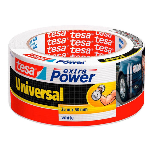 CINTA UNIVERSAL BLANCA 50 mm x 25 m
