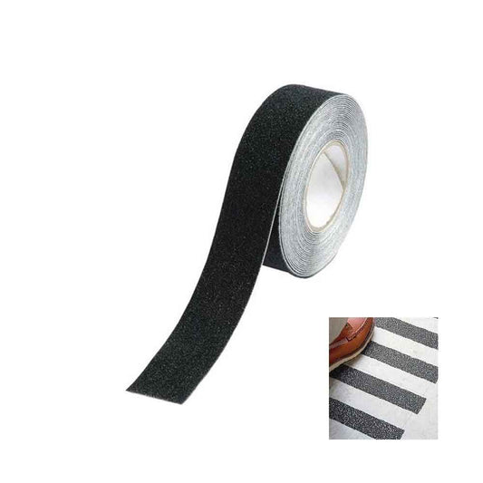 CINTA ANTIDESLIZANTE NEGRA 25 mm x 15 m