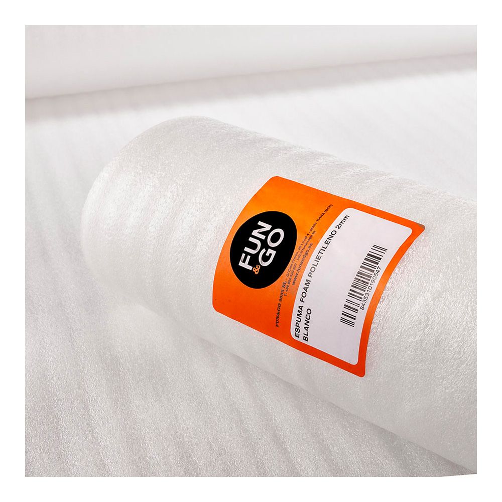 ESPUMA FOAM 1 mm BLANCO 1,20 x 10 m
