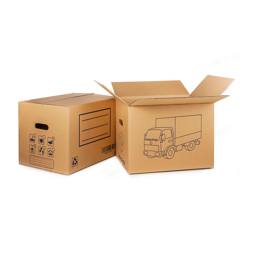 CAJA DE CARTÓN PARA MUDANZA (ASA TROQUELADA) 50 x 35 x 35 cm