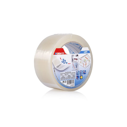 CINTA ADHESIVA LDPE TRANSPARENTE 50 mm x 30 m