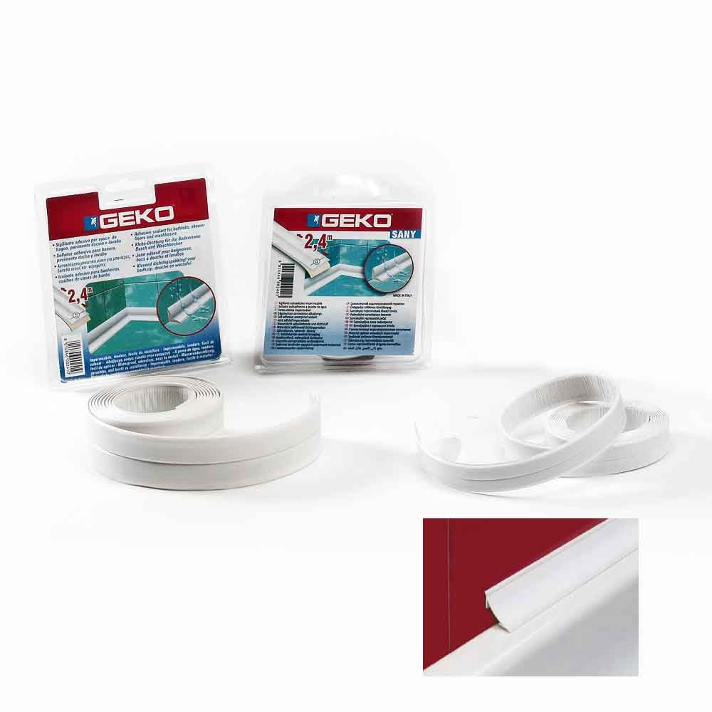 SELLADOR ADHESIVO PARA LAVABOS BLANCO 22 mm x 2,4 m