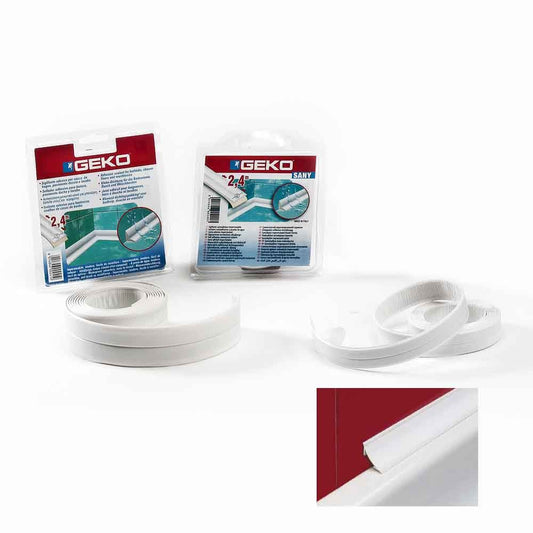 SELLADOR ADHESIVO PARA LAVABOS BLANCO 22 mm x 2,4 m