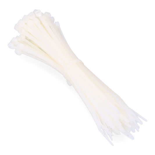 BRIDAS NATURAL 4,8 x 250 mm NYLON ALTA CALIDAD (BOLSA 100 unid.)