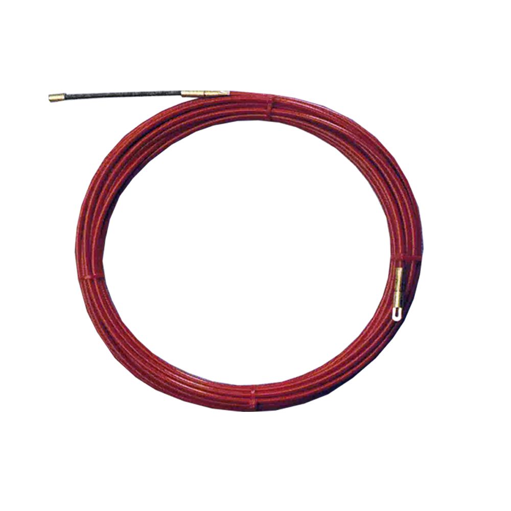SONDA PASACABLES GUÍA, ACERO FORRADO PROFESIONAL, 20 m x 3,9 mm