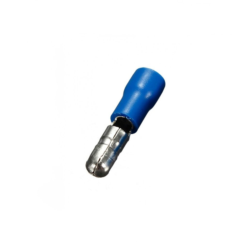 TERMINAL BALA  4 mm MACHO PRE AISLADO BOLSA 100 uds