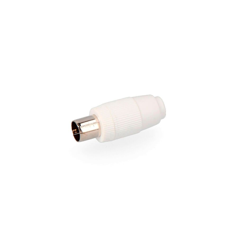 CLAVIJA TV 9,5mm. RECTA MACHO RETRACTILADO
